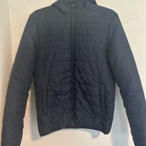 Modern Blue Quilted Puffer Jacket